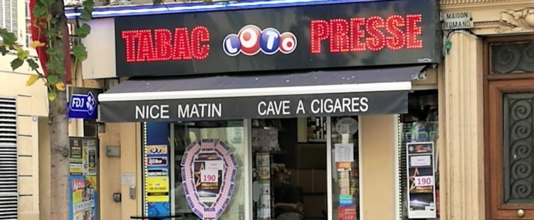 TABAC - LOTO - PETITE PRESSE - CIVETTE DU PASSAGE A NIVEAU NICE